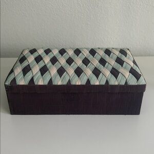 Anthropologie Fabric Jewelry Box